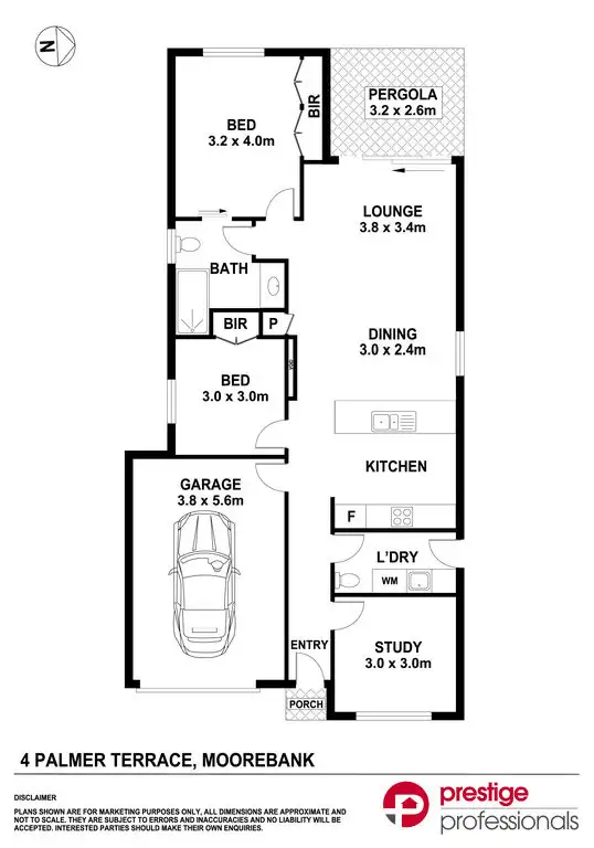 Floorplan of Homely house listing, 4 Palmer Terrace, Moorebank NSW 2170