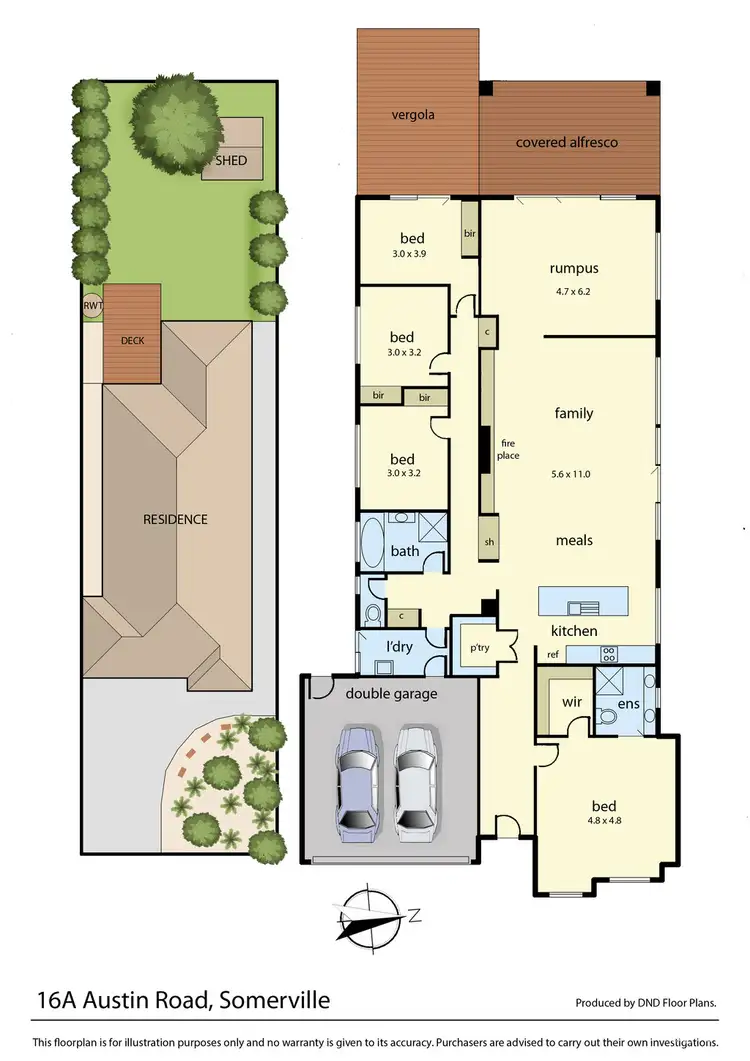 Floorplan of Homely house listing, 16A Austin Road, Somerville VIC 3912