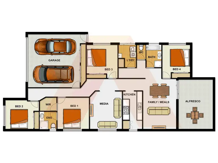Floorplan of Homely house listing, 7 Bignonia Close, Heathwood QLD 4110