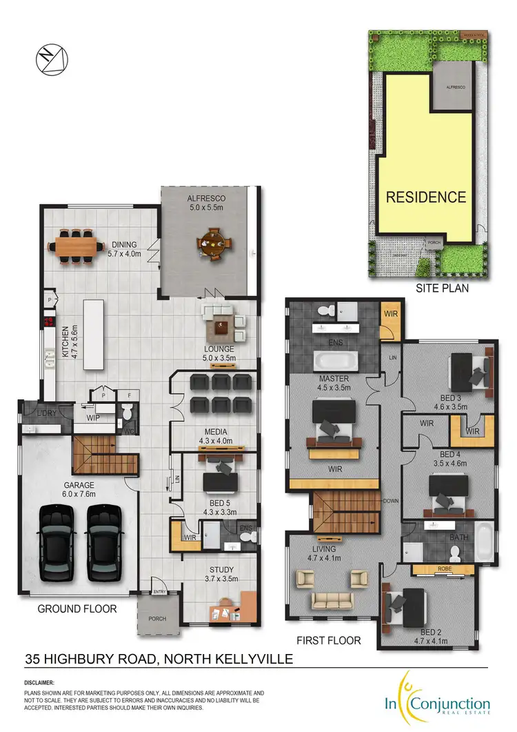 Floorplan of Homely house listing, 35 Highbury Road, Kellyville NSW 2155
