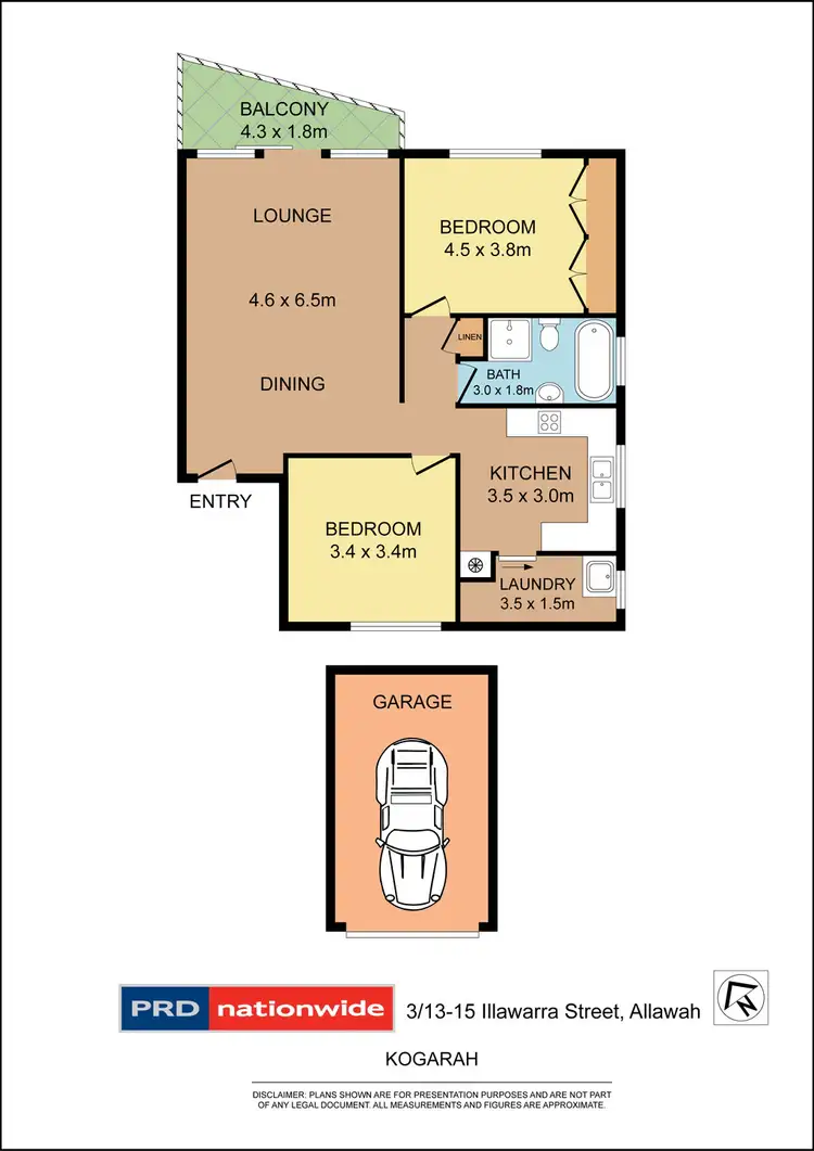 Floorplan of Homely unit listing, 3/13-15 Illawarra Street, Allawah NSW 2218