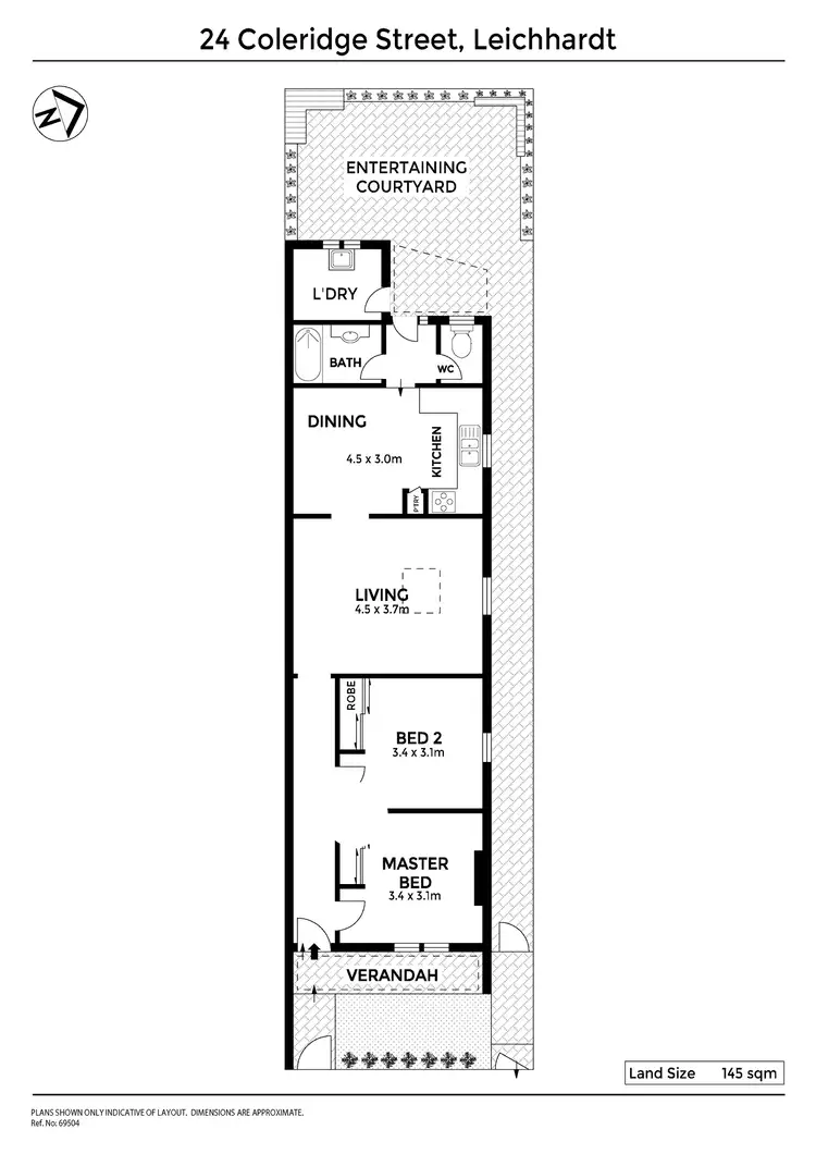 Floorplan of Homely house listing, 24 Coleridge Street, Leichhardt NSW 2040
