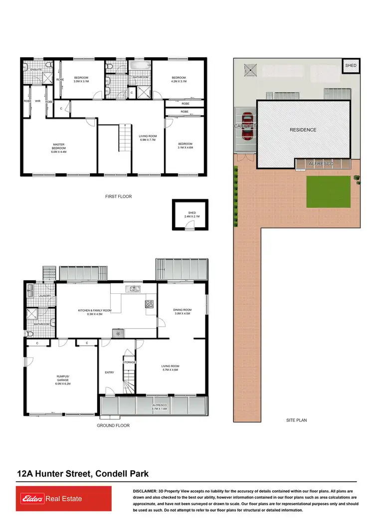 Floorplan of Homely house listing, 12a Hunter Street, Condell Park NSW 2200