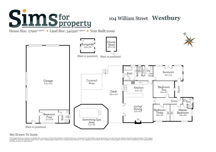 Floorplan of Homely house listing, 104 William Street, Westbury TAS 7303