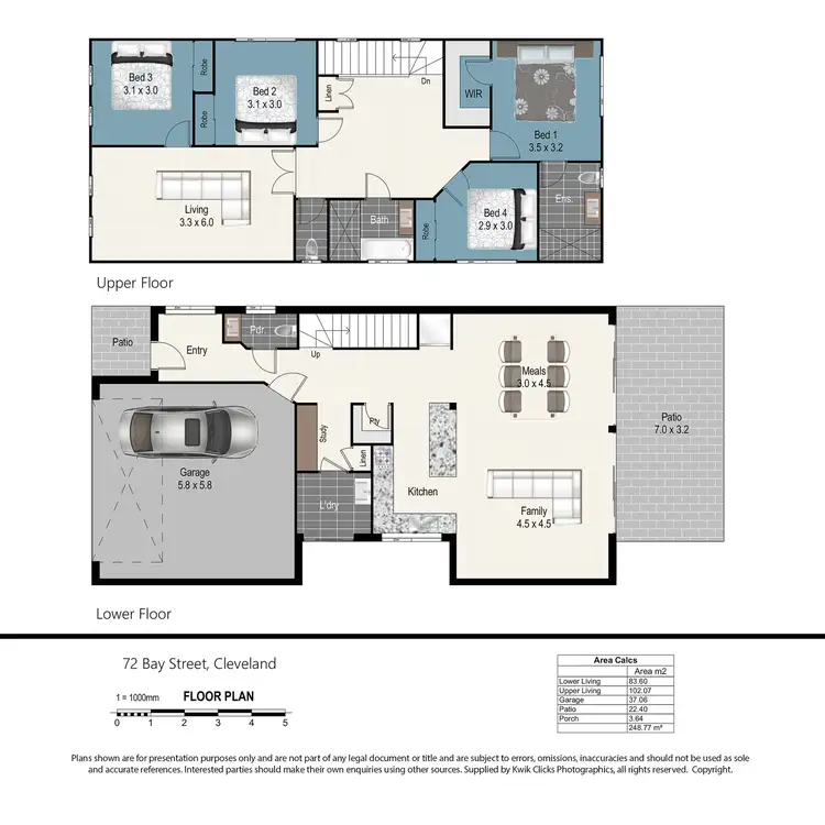 Floorplan of Homely house listing, 72 Bay Street, Cleveland QLD 4163