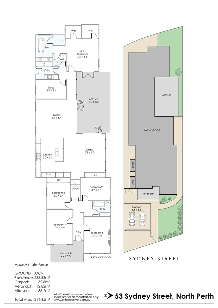Floorplan of Homely house listing, 53 Sydney Street, North Perth WA 6006