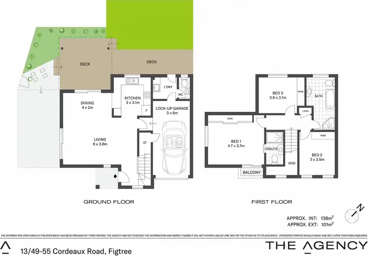 Floorplan of Homely townhouse listing, 13/49-55 Cordeaux Road, Figtree NSW 2525