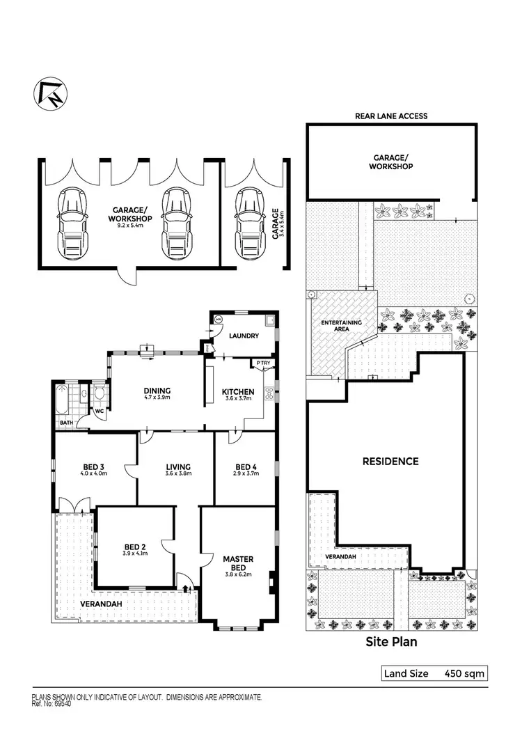 Floorplan of Homely house listing, 45 Greenbank Street, Marrickville NSW 2204