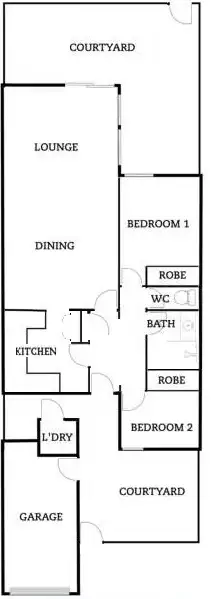 Floorplan of Homely townhouse listing, 4/3 Hakea Street, Karabar NSW 2620