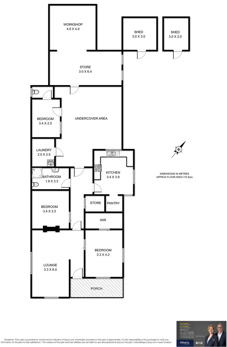 Floorplan of Homely house listing, 5 Diprose Street, Legerwood TAS 7263