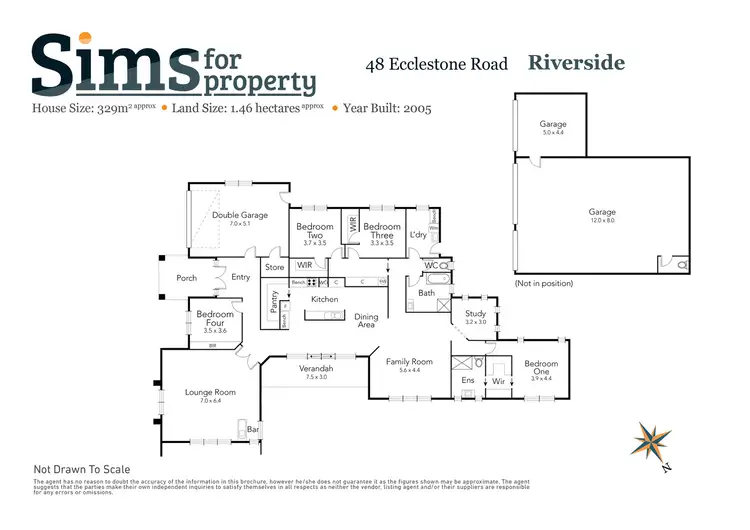 Floorplan of Homely house listing, 48 Ecclestone Road, Riverside TAS 7250