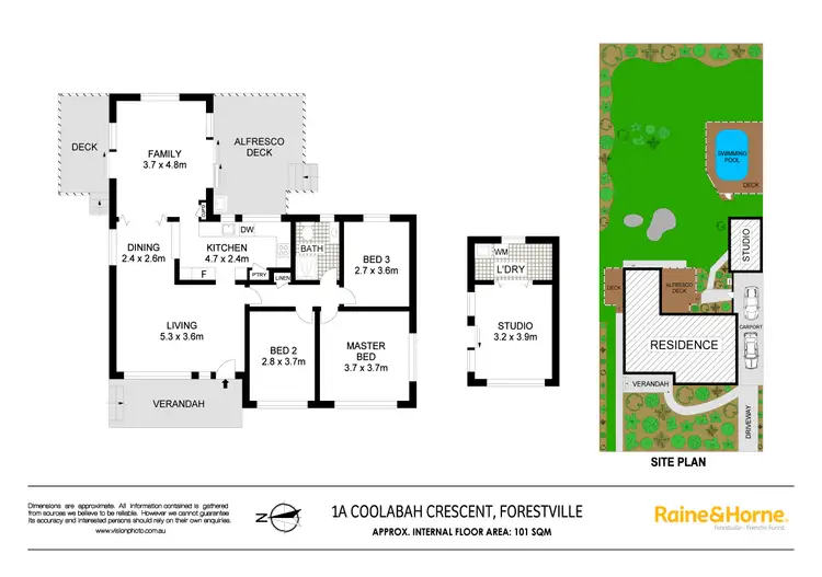 Floorplan of Homely house listing, 1A Coolabah Crescent, Forestville NSW 2087