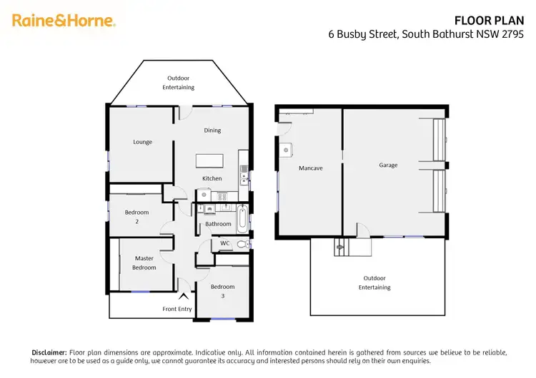 Floorplan of Homely house listing, 6 Busby Street, South Bathurst NSW 2795