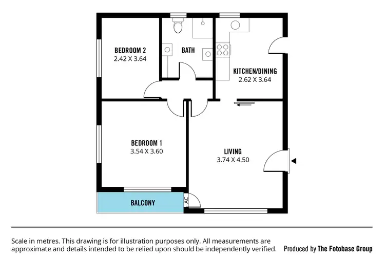 Floorplan of Homely unit listing, 6/17 Mortimer Street, Kurralta Park SA 5037