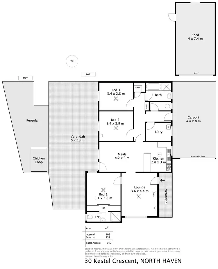 Floorplan of Homely house listing, 30 Kestel Crescent, North Haven SA 5018