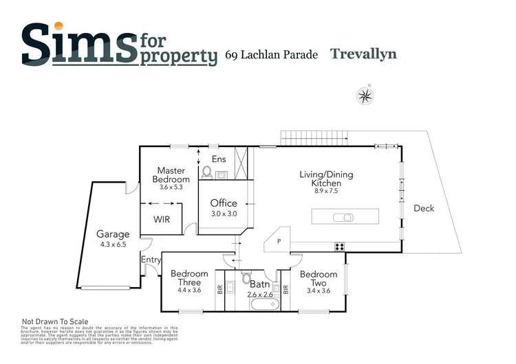 Floorplan of Homely house listing, 1/69 Lachlan Parade, Trevallyn TAS 7250