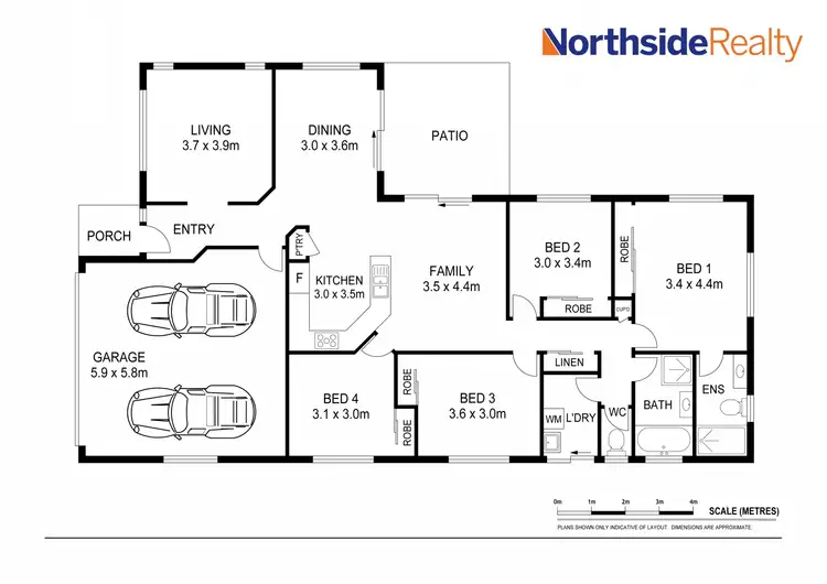 Floorplan of Homely house listing, 34 Winlock Cct, Warner QLD 4500