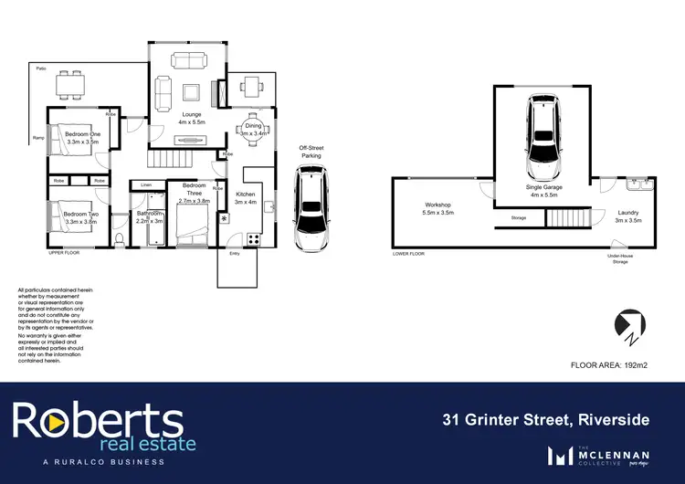 Floorplan of Homely house listing, 31 Grinter St, Riverside TAS 7250