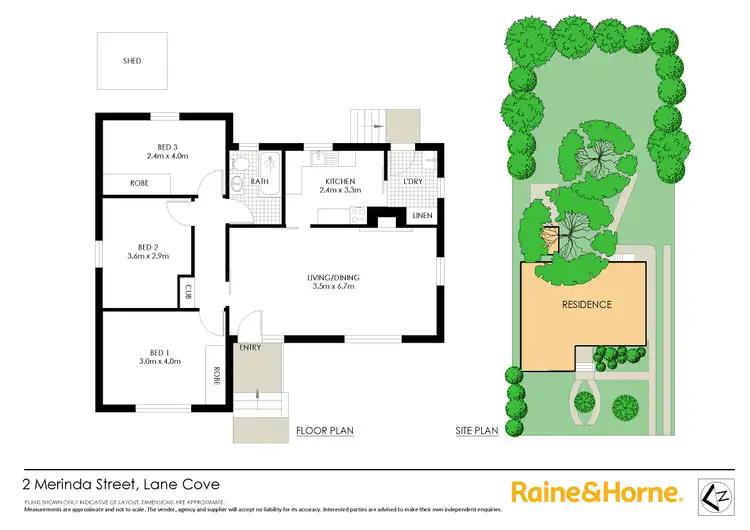 Floorplan of Homely house listing, 2 Merinda Street, Lane Cove NSW 2066