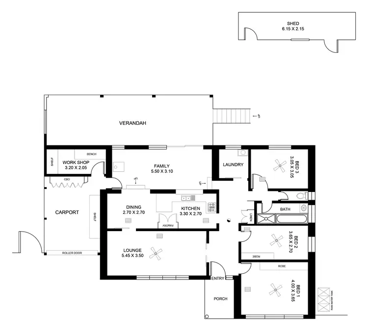 Floorplan of Homely house listing, 8 Queensferry Road, Old Reynella SA 5161