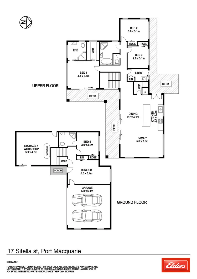 Floorplan of Homely house listing, 17 Sitella Street, Port Macquarie NSW 2444
