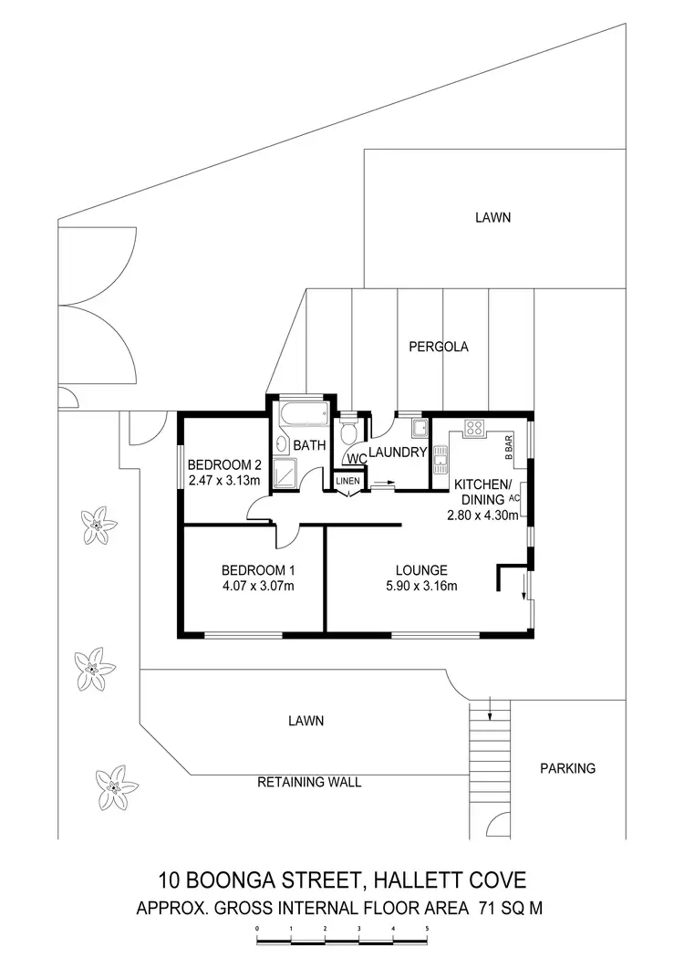 Floorplan of Homely house listing, 10 Boonga Street, Hallett Cove SA 5158