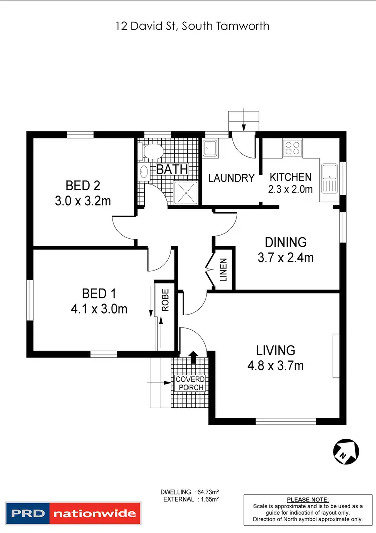 Floorplan of Homely house listing, 12 David Street, Tamworth NSW 2340