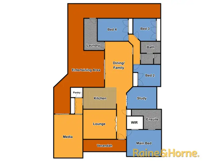 Floorplan of Homely house listing, 4R Beemery Road, Dubbo NSW 2830