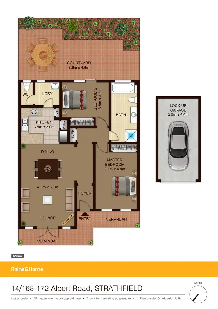 Floorplan of Homely apartment listing, 14/168-172 Albert Road, Strathfield NSW 2135
