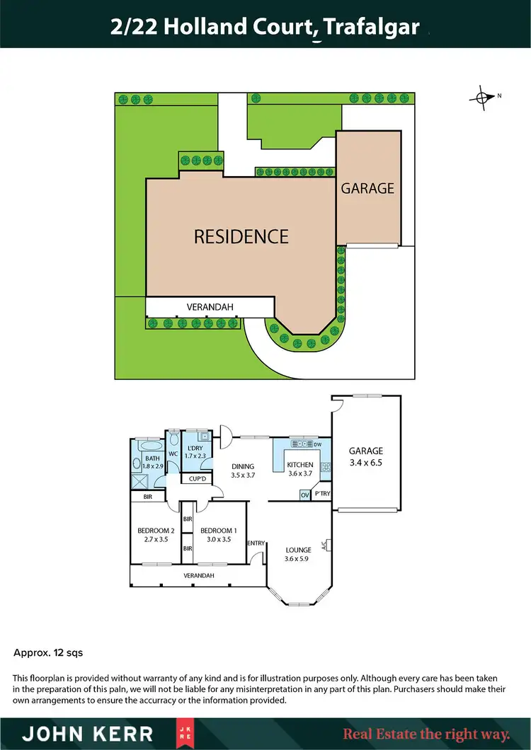 Floorplan of Homely house listing, 2/22 Holland Court, Trafalgar VIC 3824