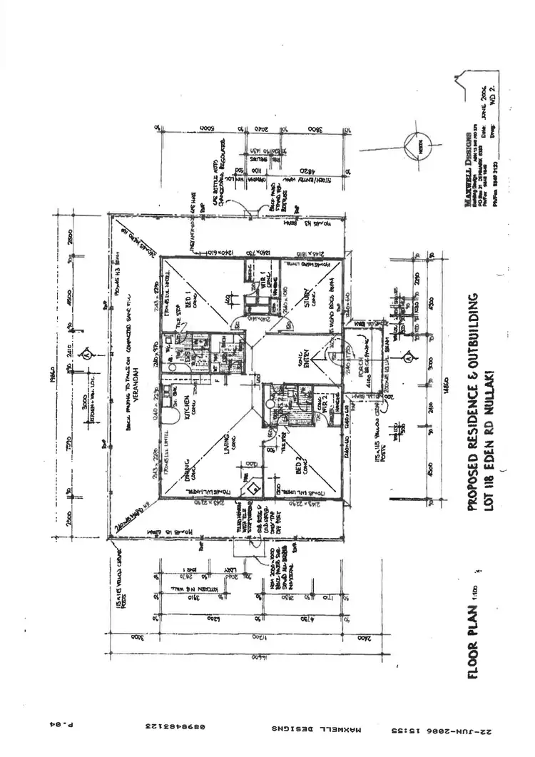 Floorplan of Homely house listing, 1480 Eden Road, Nullaki WA 6330
