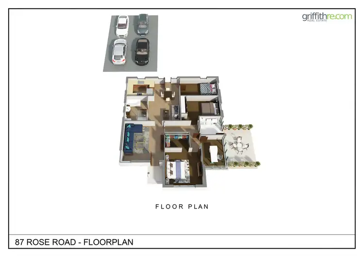 Floorplan of Homely house listing, 87 Rose Road, Griffith NSW 2680