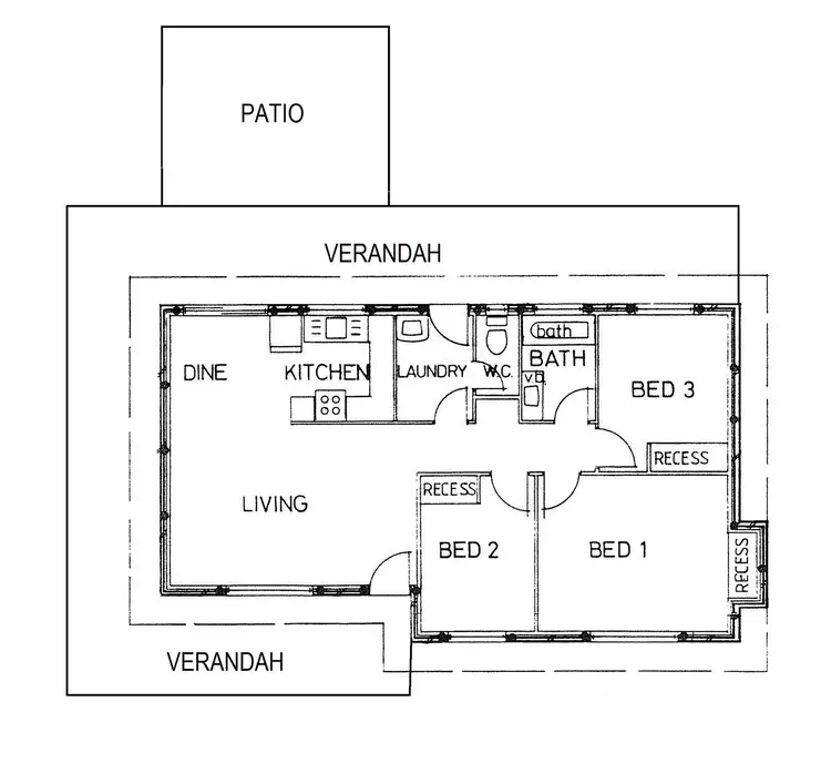 Floorplan of Homely house listing, 52 Chin Gong Circuit, Driver NT 830