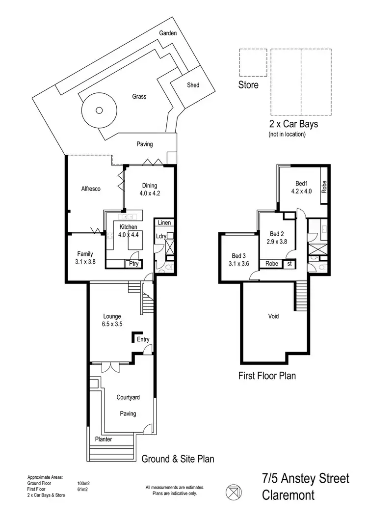 Floorplan of Homely house listing, 7/5 Anstey Street, Claremont WA 6010