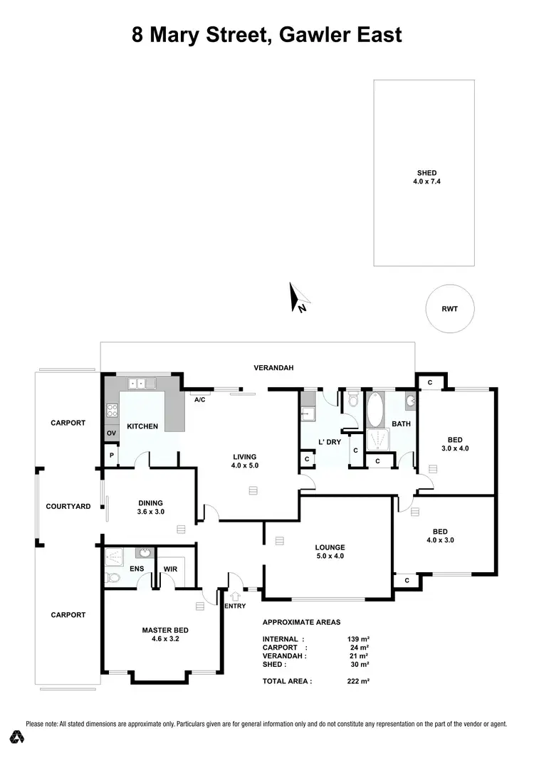 Floorplan of Homely house listing, 8 Mary Street, Gawler East SA 5118