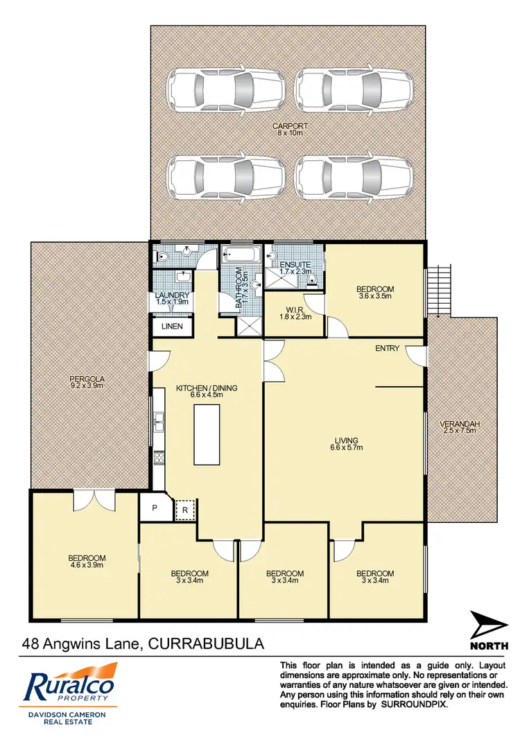 Floorplan of Homely rural property listing, 48 Angwins Lane, Currabubula, Tamworth NSW 2340