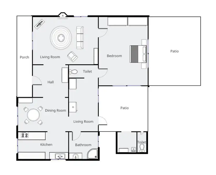 Floorplan of Homely house listing, 131 Commercial Street, Merbein VIC 3505