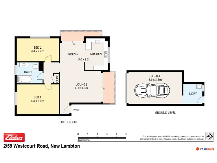 Floorplan of Homely apartment listing, 2/59 Westcourt Road, New Lambton NSW 2305