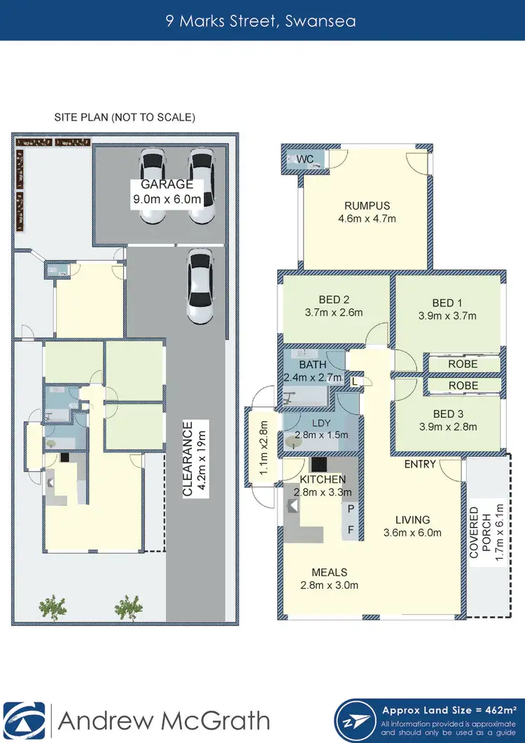 Floorplan of Homely house listing, 9 Marks Street, Swansea NSW 2281