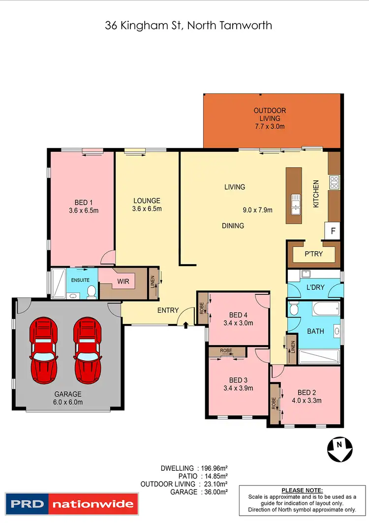 Floorplan of Homely house listing, 36 Kingham Street, Tamworth NSW 2340