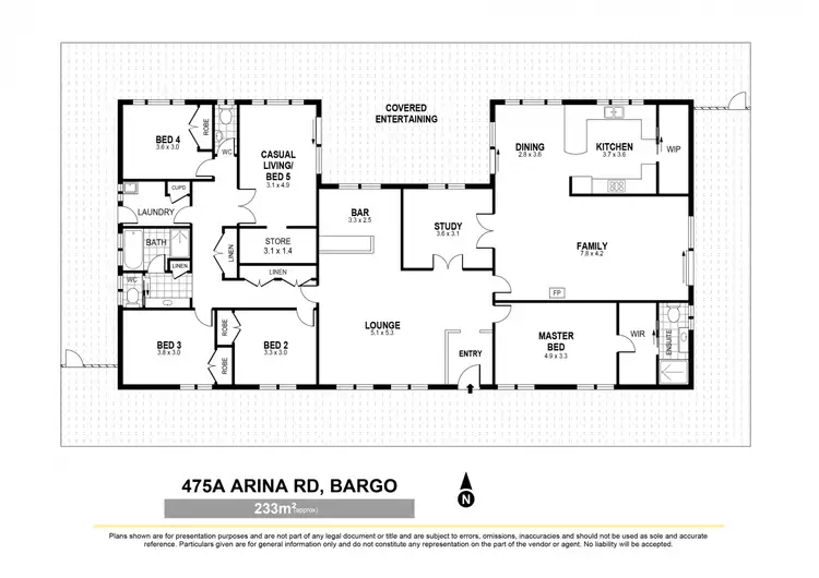 Floorplan of Homely house listing, 475A Arina Road, Bargo NSW 2574