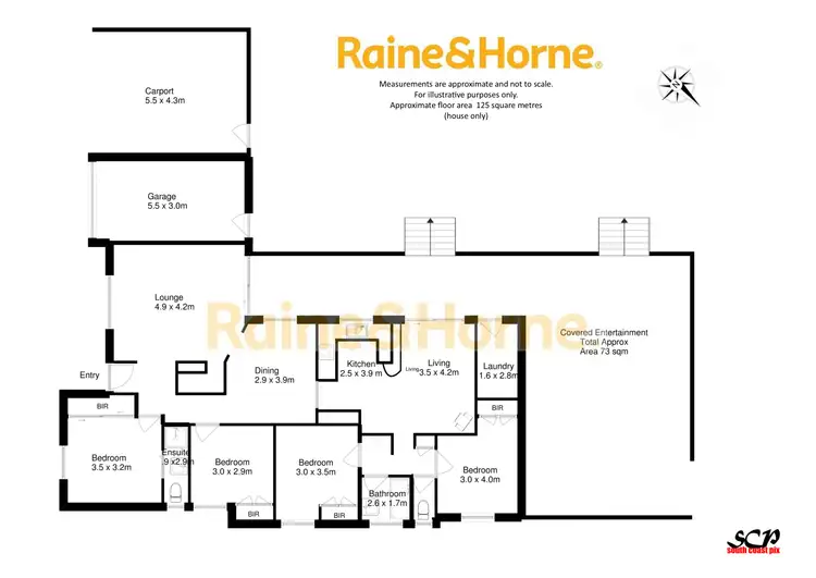 Floorplan of Homely house listing, 73 Eric Fenning Drive, Surf Beach NSW 2536