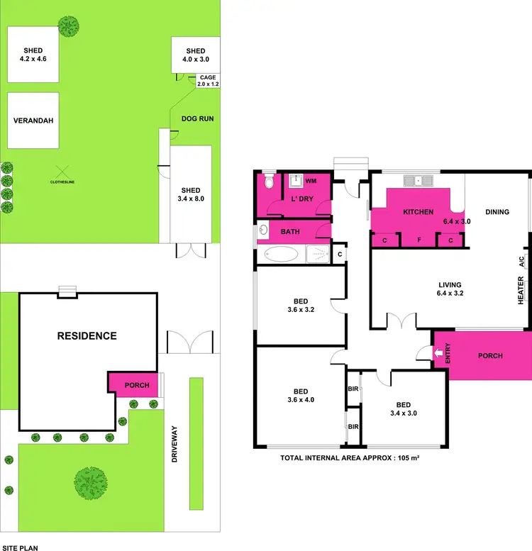 Floorplan of Homely house listing, 28 Glover Street, Newcomb VIC 3219