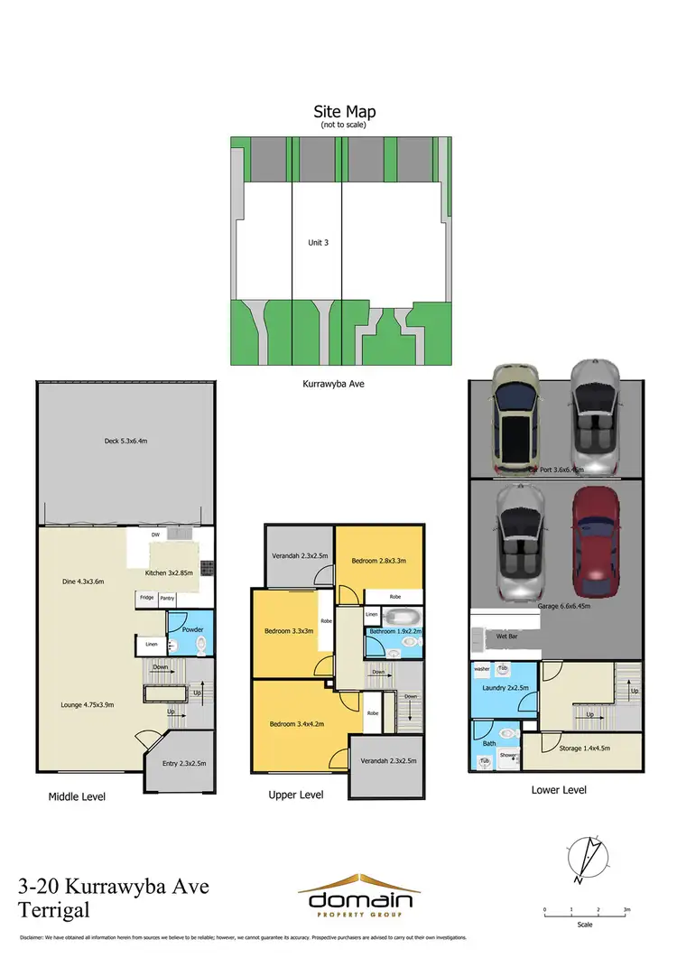 Floorplan of Homely townhouse listing, 3 20-22 Kurrawyba Avenue, Terrigal NSW 2260