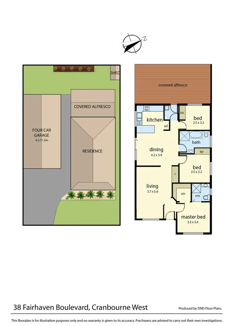 Floorplan of Homely house listing, 38 Fairhaven Boulevard, Cranbourne West VIC 3977