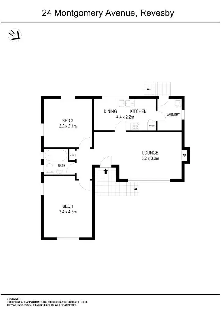 Floorplan of Homely house listing, 24 Montgomery Avenue, Revesby NSW 2212