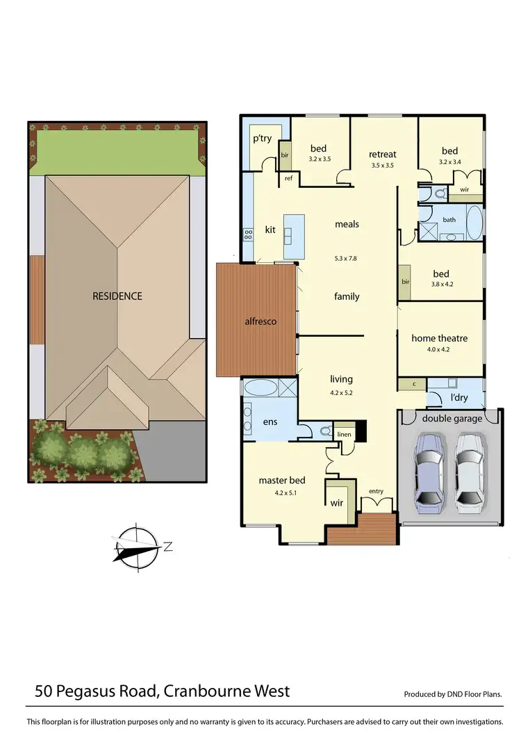 Floorplan of Homely house listing, 50 Pegasus Road, Cranbourne West VIC 3977