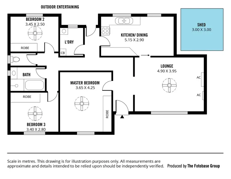 Floorplan of Homely house listing, 4 Panorama Avenue, Hackham SA 5163