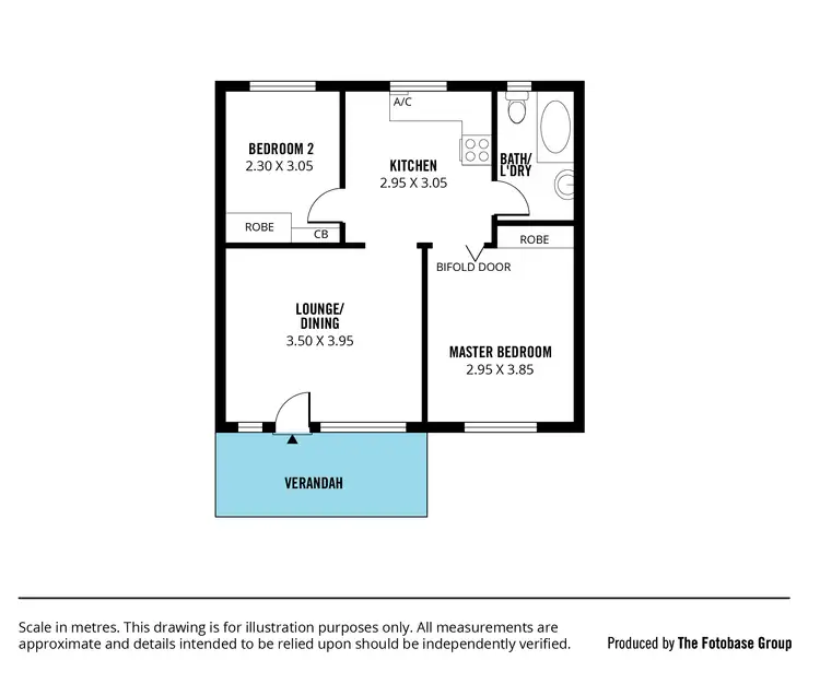 Floorplan of Homely unit listing, 23/3 Ferguson Street, Glenelg North SA 5045