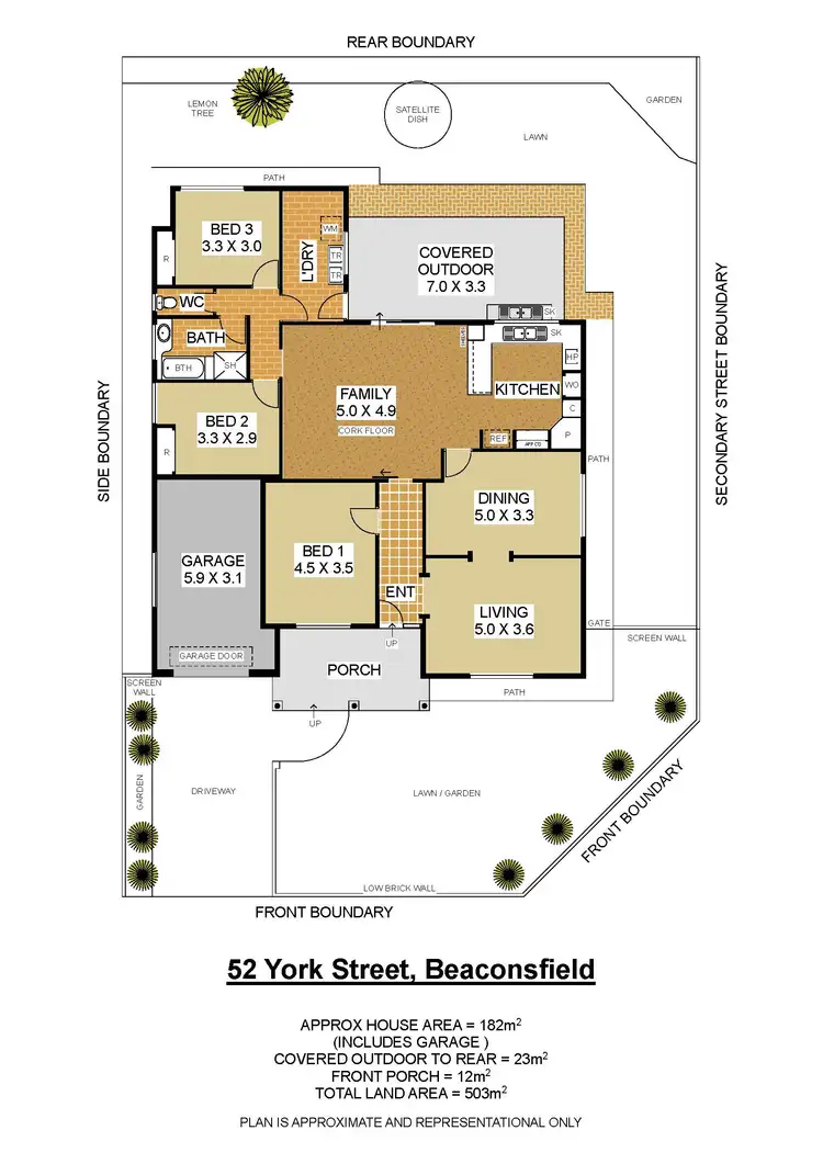 Floorplan of Homely house listing, 52 York Street, Beaconsfield WA 6162